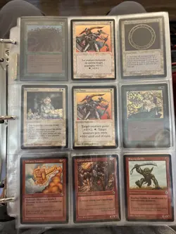2 Vintage MTG Collection Binders Alpha Beta Unlimited Arabian Etc. 1994 to 1999 - Image 3