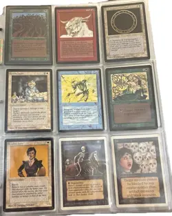 2 Vintage MTG Collection Binders Alpha Beta Unlimited Arabian Etc. 1994 to 1999 - Image 5