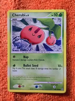 2008 Pokemon Diamond and Pearl Stormfront #56 Cherubi, C, NF/H, cd19 - Image 1
