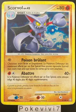 Carte Pokemon SCORVOL 5/146 HOLO Diamant et Perle D&P FR OCCASION - Image 1