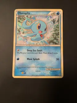 Pokemon Unleashed Manaphy Holo 3/95 NM/LP+ - Image 1