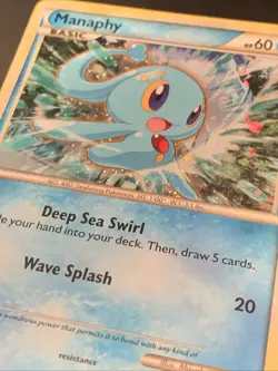 Pokemon Unleashed Manaphy Holo 3/95 NM/LP+ - Image 4