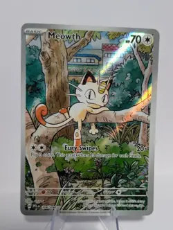 Pokemon TCG Phantasmal Flames Meowth 106/094 Holo - Image 1