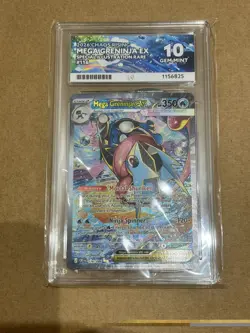 Pokemon TCG Chaos Rising Mega Greninja ex 116/086 SIR ACE 10 *PERFECT SUBGRADES* - Image 1