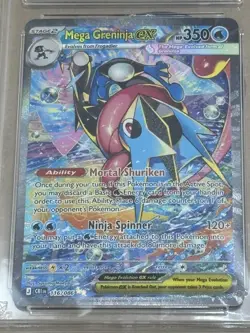 Pokemon TCG Chaos Rising Mega Greninja ex 116/086 SIR ACE 10 *PERFECT SUBGRADES* - Image 2