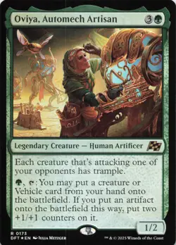 Oviya, Automech Artisan R Aetherdrift # 173 NM Foil - Image 1