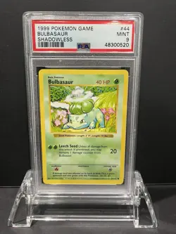 Pokemon TCG Shadowless Bulbasaur - Image 1