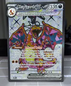 Pokemon TCG Charizard EX Obsidian Flames 215/197 Mint Condition - Image 1