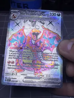 Pokemon TCG Charizard EX Obsidian Flames 215/197 Mint Condition - Image 2