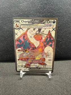 Charizard EX SVP 056 Black Star Promo Full Art Holo Pokemon TCG NM/M - Image 1