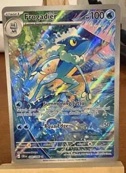 Pokemon Frogadier 089/086 Secret Rare Full Art Chaos Rising - Image 1