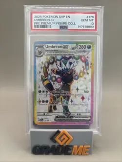 PSA 10 GEM Mint Umbreon #176 Pokemon Prismatic Premium Figure Collection Promo - Image 1