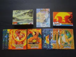 1999 Topps Pokemon the First Movie Complete Set 72 All Blue Logo E 1st Lot LP - Image 1