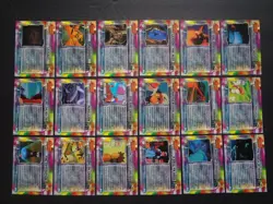 1999 Topps Pokemon the First Movie Complete Set 72 All Blue Logo E 1st Lot LP - Image 3