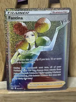 Fantina (Secret) 206/196 Pokemon SWSH11: Lost Origin Rainbow Rare NEAR MINT NM - Image 1
