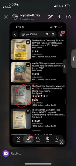 Pokemon TCG Holo/Reverse Holo Lot Pikachu Vaporeon ex Sylveon ex Promo 2022 - Image 1