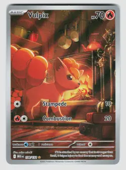 Pokemon Vulpix Illustration Rare ME01: Mega Evolution 138/132 NM - Image 1