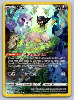 Pokemon Crown Zenith Mew GG10/GG70 NM - Image 1