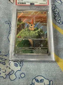 2025 Pokemon SVP En Victini Unova Illus Collection #208 PSA 9 Mint - Image 2