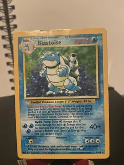 Blastoise Base Set 2/102 Holo Rare Unlimited English 1999 100 HP Pokemon TCG - Image 1