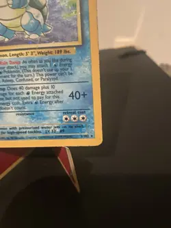 Blastoise Base Set 2/102 Holo Rare Unlimited English 1999 100 HP Pokemon TCG - Image 4