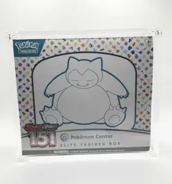 Pokemon Scarlet & Violet—151 Pokemon Center Elite Trainer Box W/Acrylic Case 💎 - Image 1