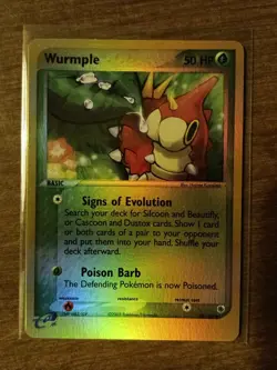 Wurmple 78/109 Common Reverse Holo 2003 EX Ruby & Sapphire Pokemon TCG NM - Image 1