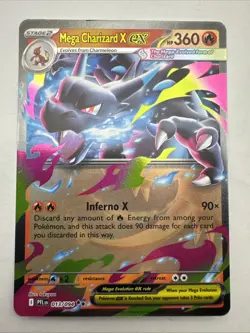 Mega Charizard x ex 013/094 | Phantasmal Flames | NM | Double Rare | Pokemon TCG - Image 1