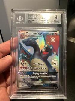 Pokemon Charizard GX SV49/SV94 Hidden Fates BGS 9 (PSA) - Image 1