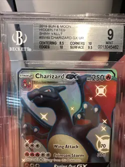 Pokemon Charizard GX SV49/SV94 Hidden Fates BGS 9 (PSA) - Image 3