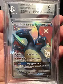 Pokemon Charizard GX SV49/SV94 Hidden Fates BGS 9 (PSA) - Image 4