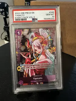 One Piece TCG: PSA 10 Yamato P-046 Event Pack Vol 3 Promo - Image 1