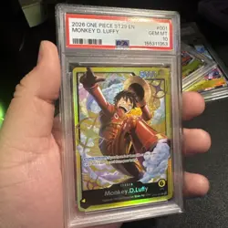 2026 One Piece English Monkey D Luffy ST29-001 Egghead Deck PSA 10 - Image 2