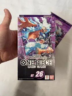 One Piece Purple/Black Monkey.D.Luffy Starter Deck [ST-26] English SEALED Luffy - Image 2