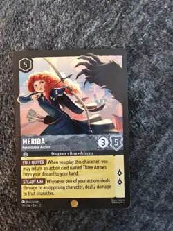 Disney Lorcana Merida Formidable Archer Legendary 191/204 - Image 1