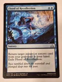 Flood Of Recollection - Rivals of Ixalan - Magic the Gathering MTG Nice! - Image 1