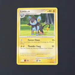 Luxio Prerelease 52/130 Diamond & Pearl Card NM Condition Pokemon STAMPED - Image 1