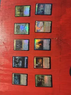 Lot of 10 vintage foil Magic the Gathering Cards - Image 1