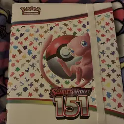 Pokemon TCG Scarlet & Violet 151 Binder 151 Cards BASE SET Completed (minus3) - Image 1