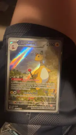 Ampharos 090/086 Chaos Rising Illustration Rare Holo Full Art Pokemon Card NM/M - Image 4