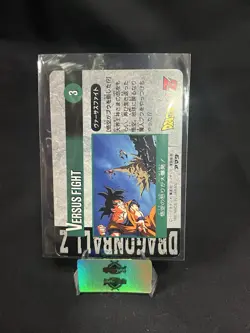 1995 Dragon Ball Z Hero Collection Prism #405 Trunks Holo Japanese Card - Image 2