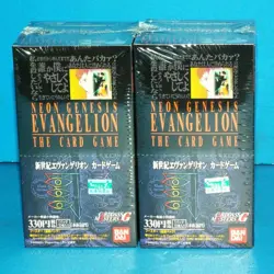 Unopened Neon Genesis Evangelion Card Game 2 Box Carddas Masters G - Image 1
