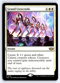 Grand Crescendo 118 Rare Commander: Tarkir: Dragonstorm Magic: The Gathering NM - Image 1
