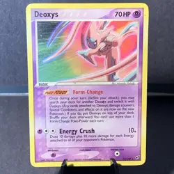 Pokemon TCG Deoxys 17/107 2005 EX Deoxys Set Non Holo Rare MP - Image 1