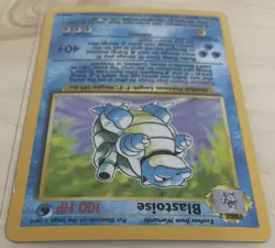 Pokemon Blastoise 2/102 Base Set Holo Rare WOTC Vintage - Image 2