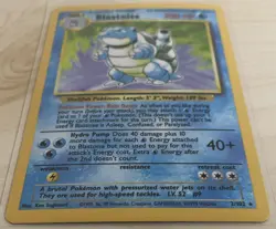 Pokemon Blastoise 2/102 Base Set Holo Rare WOTC Vintage - Image 3