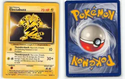 Electabuzz 20/102 Rare Base Set Unlimited Pokemon Sugimori - Image 3