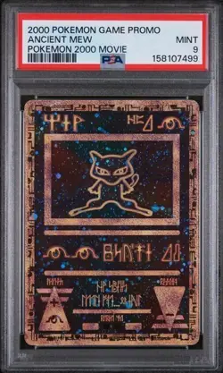 2000 POKEMON GAME PROMO ANCIENT MEW POKEMON 2000 MOVIE GRADED PSA 9!!! MINT!!! - Image 1