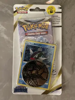 Pokemon TCG - Silver Tempest - Checklane Booster Blister - Hisuian Basculin - Image 1