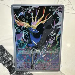 Pokemon ME04: Chaos Rising Xerneas 091/086 Illustration Rare English NM - Image 1
